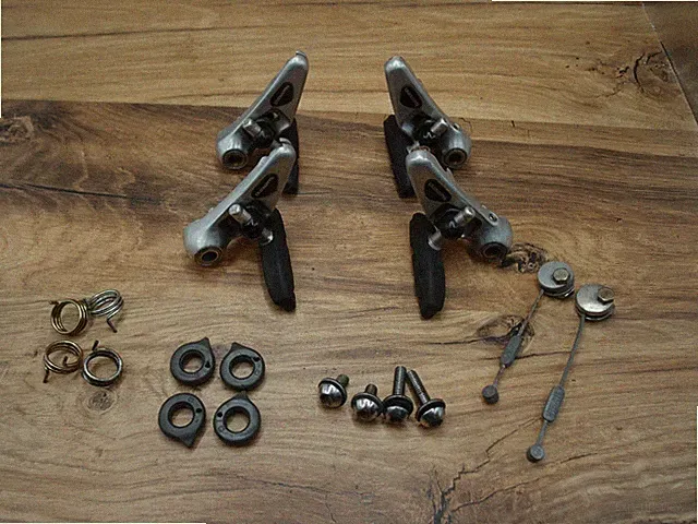 1991 MTB cantilevers brakes Shimano Deore XT BR-M734 VIA Japan Kool Stop pads