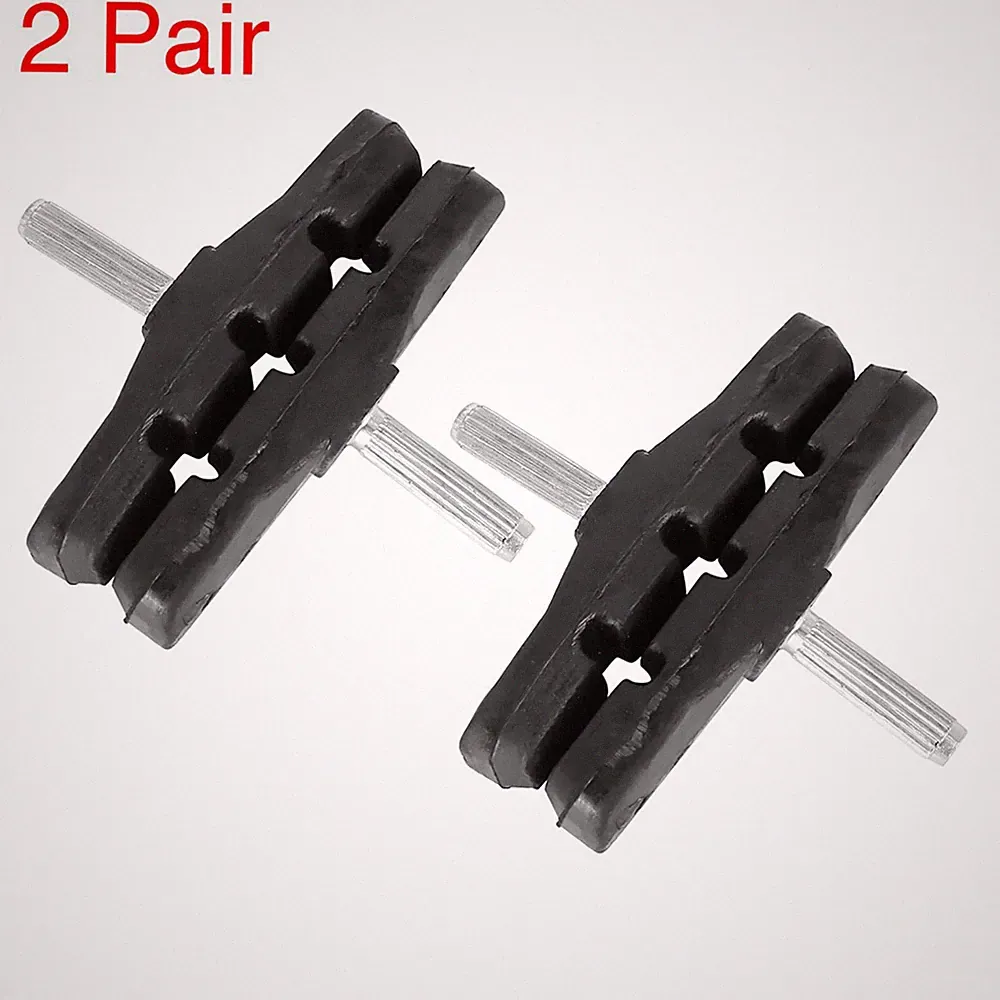 2 Pair Cantilever Bike Brake Pads Threadless Post Mountain Bike MTB 70mm