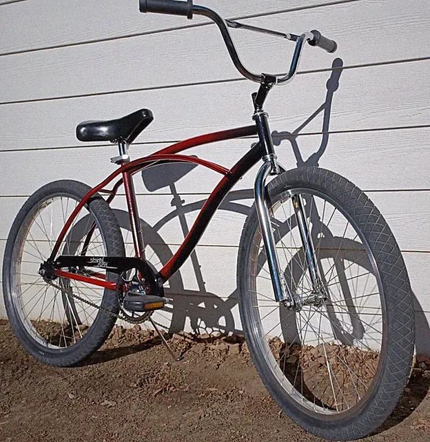 26" Cruiser Bicycle 18" Frame Restomod w/Custom Fade Paint and Aluminum Wheels