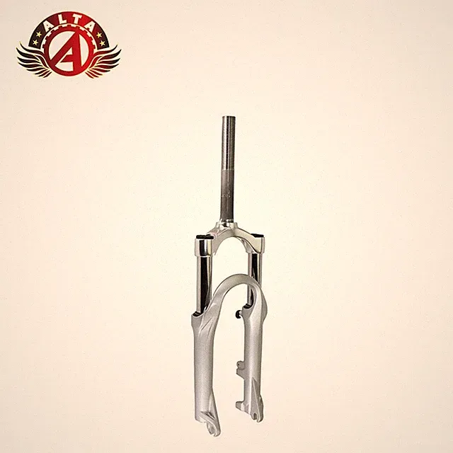 ALTA 20" Suspension Bike Fork Silver Alloy 1 Inch Threaded Disc Brake 3/8 Axle.