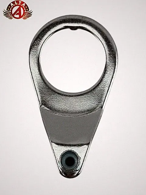 ALTA BICYCLE STEEL THREADED FRONT CABLE HANGER 1" W/ ADJUSTER CHROME.