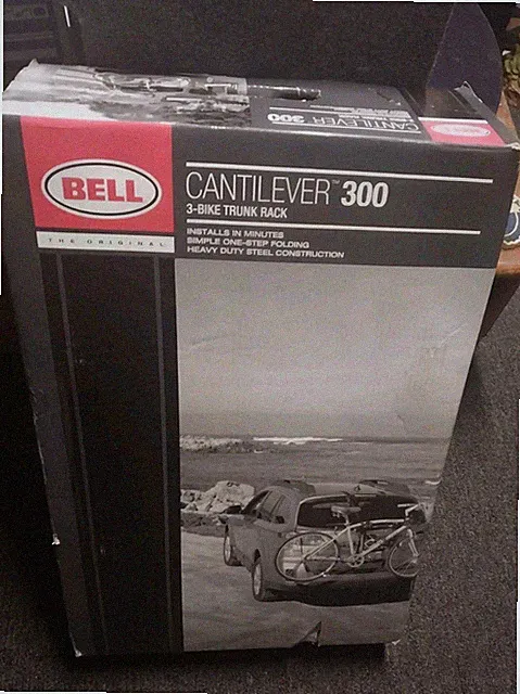 Bell Cantilever 3000 - 3 Bike Rack For Trunk - Pedal Bike Transport Bicylcle