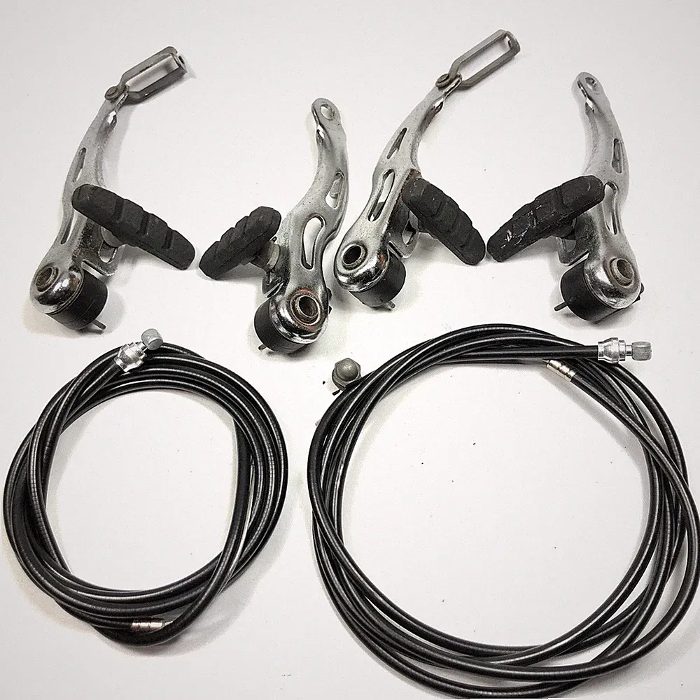 Bicycle Cantilever Brake Parts Set Cables Pads Calipers Vintage Used EUC