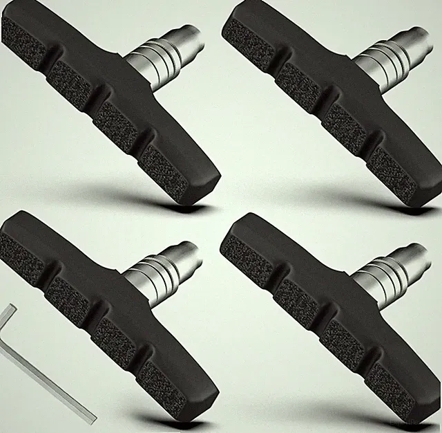 Bike Brake Pads, 70mm Universal V Brake Pads, 4PCS Mountain Bike Brake Pads Set