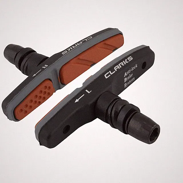 Clarks Bicycle Rim Brake Pads / V-Brake/Cantilever / MTB / Anti-Lock Tech //Pair