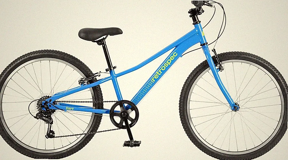 Dart 20 & 24 Inch Kids Bike - 7-Speed Hybrid Bicycle for Ages 6-11 with 29In All