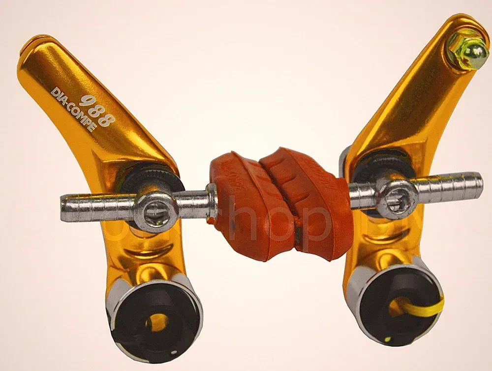 Dia-Compe 988 Cantilever BMX or MTB bicycle brake caliper - GOLD