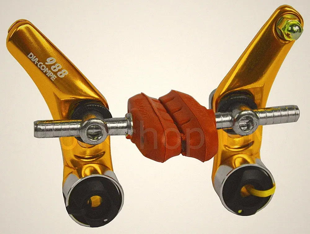 Dia-Compe 988 Cantilever BMX or MTB bicycle brake caliper - GOLD