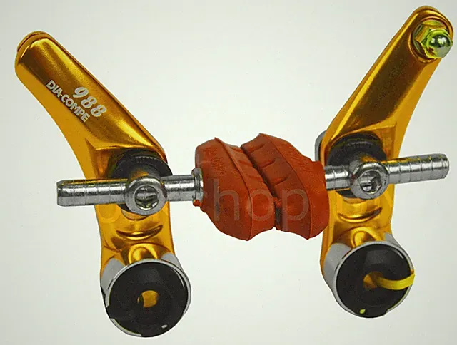 Dia-Compe 988 Cantilever BMX or MTB bicycle brake caliper - GOLD