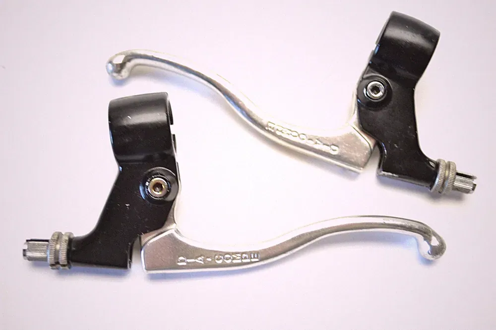 DIA COMPE BICYCLE ALLOY LONG REACH CANTILEVER BRAKE LEVERS MARKED 05 85