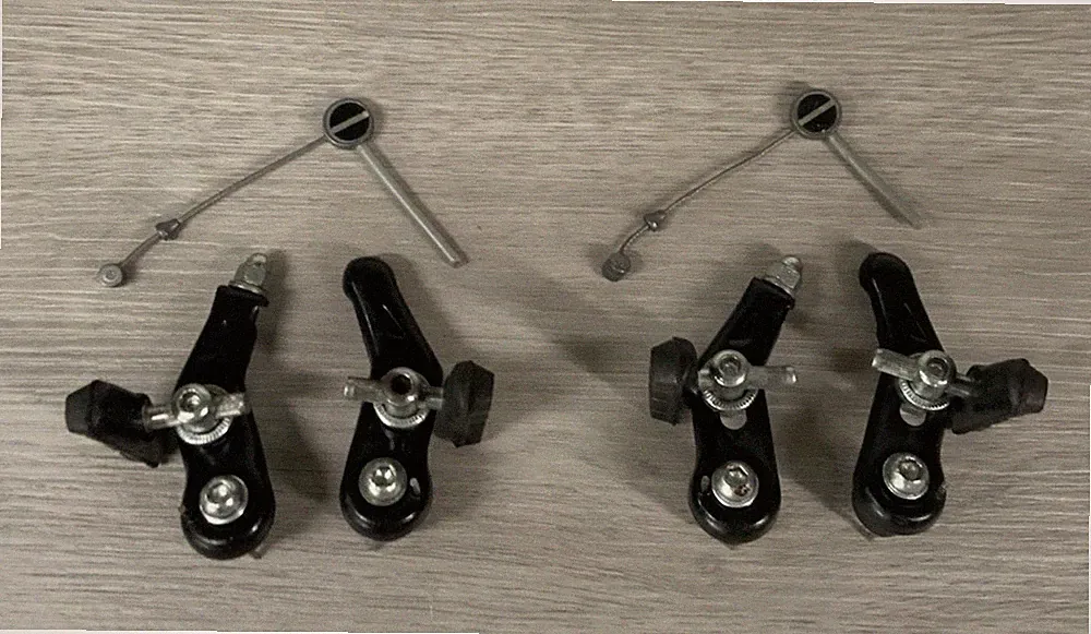 DIA COMPE CANTILEVER BRAKE SET FRONT AND REAR BLACK