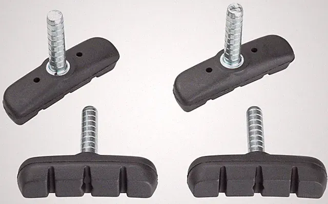 Dia Compe OPC-12 Cantilever Brake Pads Smooth Post Black Molded Bag of 4