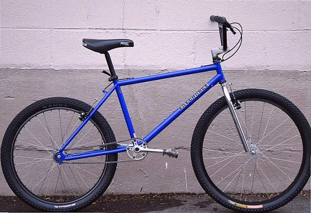 Fat Chance TRIALS MTB, 26"/24", Phil Hubs, RARE!, vintage steel single speed