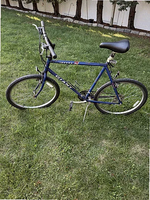 Giant Iguana 26in MTB 1992 Vintage 7-Speed Cantilever Steel Blue
