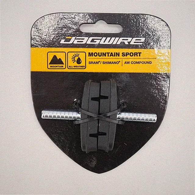 Jagwire Mountain Sport Cantilever Brake Pads Shoes Smooth Post Rim Bike Pair