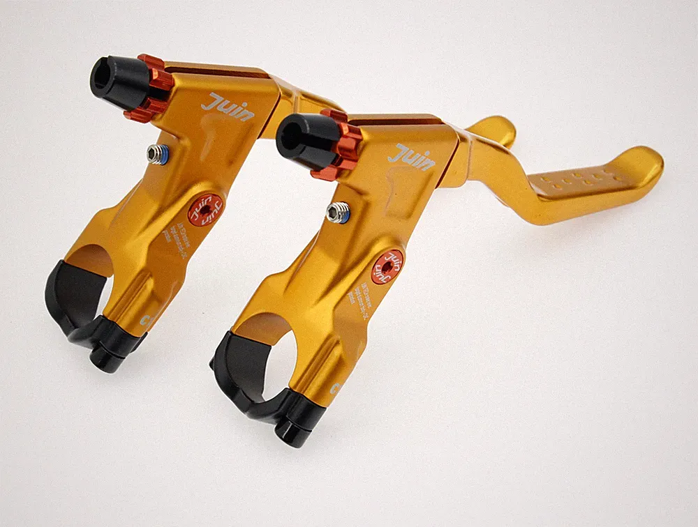 Juin Tech C1 eBike City Folding Cycle Cable-Actuated Brake Lever Set Gold Bike