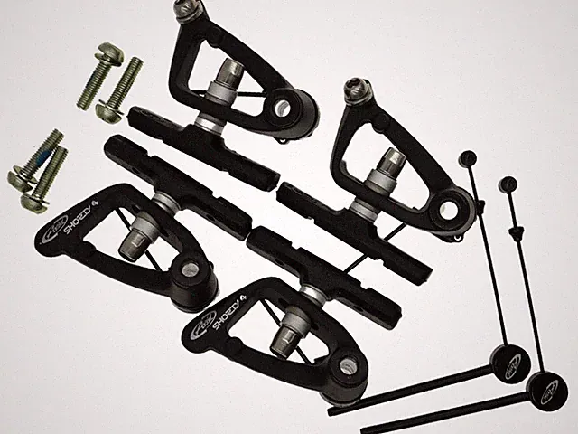 NOS! Avid Shorty 4 Canti/Cantilever Brake Set w/ Link Wire & Pads Black