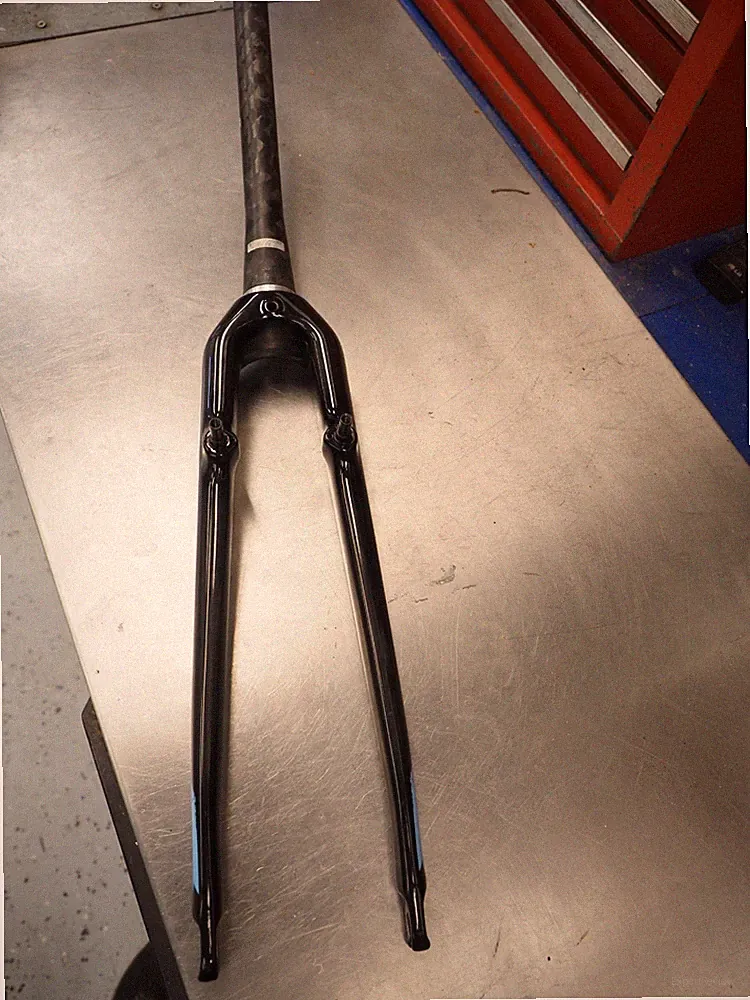 Nos Carbon Fork Full Carbon Steerer QR Cantilever CX Cyclocross Gravel 1 1/8”
