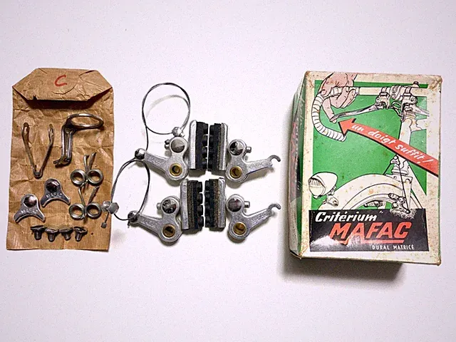 NOS MAFAC Criterium Cantilever Brake Set w/ Box Vintage French Touring
