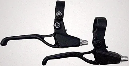 PAIR / Promax BL-82 Hybrid MTB Bicycle Bike Levers, Canti Brake, 3-Finger, Black