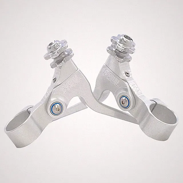 Paul Components Canti Short Reach Brake Levers - Silver, US-Made for Small