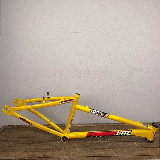 Powerlite P38 Jr MINI BMX Frame Old School BMX 4130 CRMO OG 20" 2000 Y2k Yellow