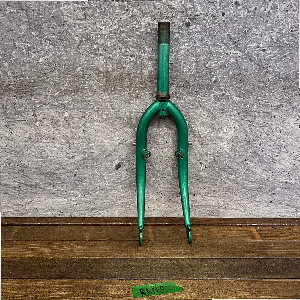 RANS Recumbent Bike Front Fork 20in Tailwind Steel 1in Threaded Green Canti V-Br