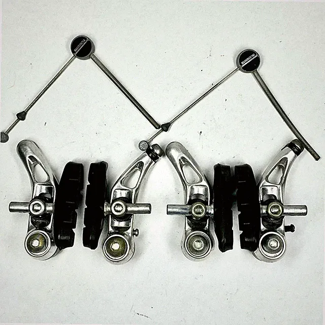 Shimano BR-MC10 Cantilever Brake Set Front Rear w/ Straddle Hangers Pads Vintage