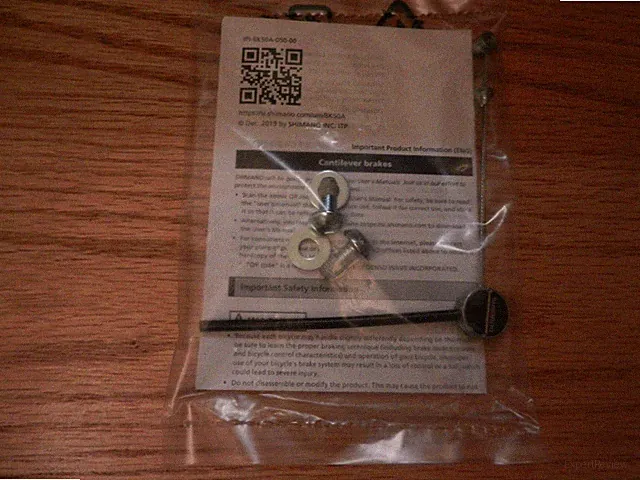 SHIMANO CANTILEVER BRAKE CABLE HANGER AND MOUNTING BOLTS NEW