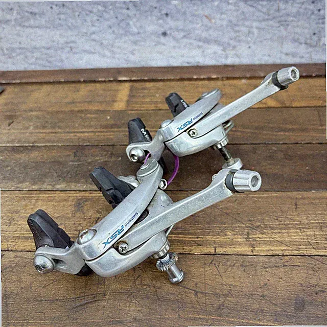 Shimano RSX Brakes BR-A410 Silver Recessed Vintage 90s Touring Side Pull