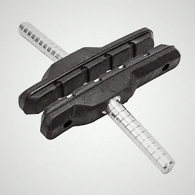 Sunlight Threadless Post Cantilever Durable Bicycle Brake Shoes - Black, 52mm