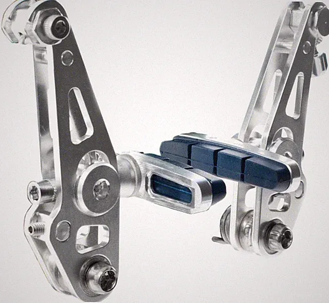 Velo Orange Grand Cru Zeste Cantilever Front and Rear Brakeset: Silver