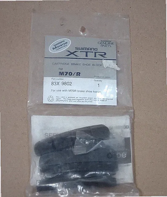 Vintage Bike Shimano Brake Pads Cantilever Xtr NOS
