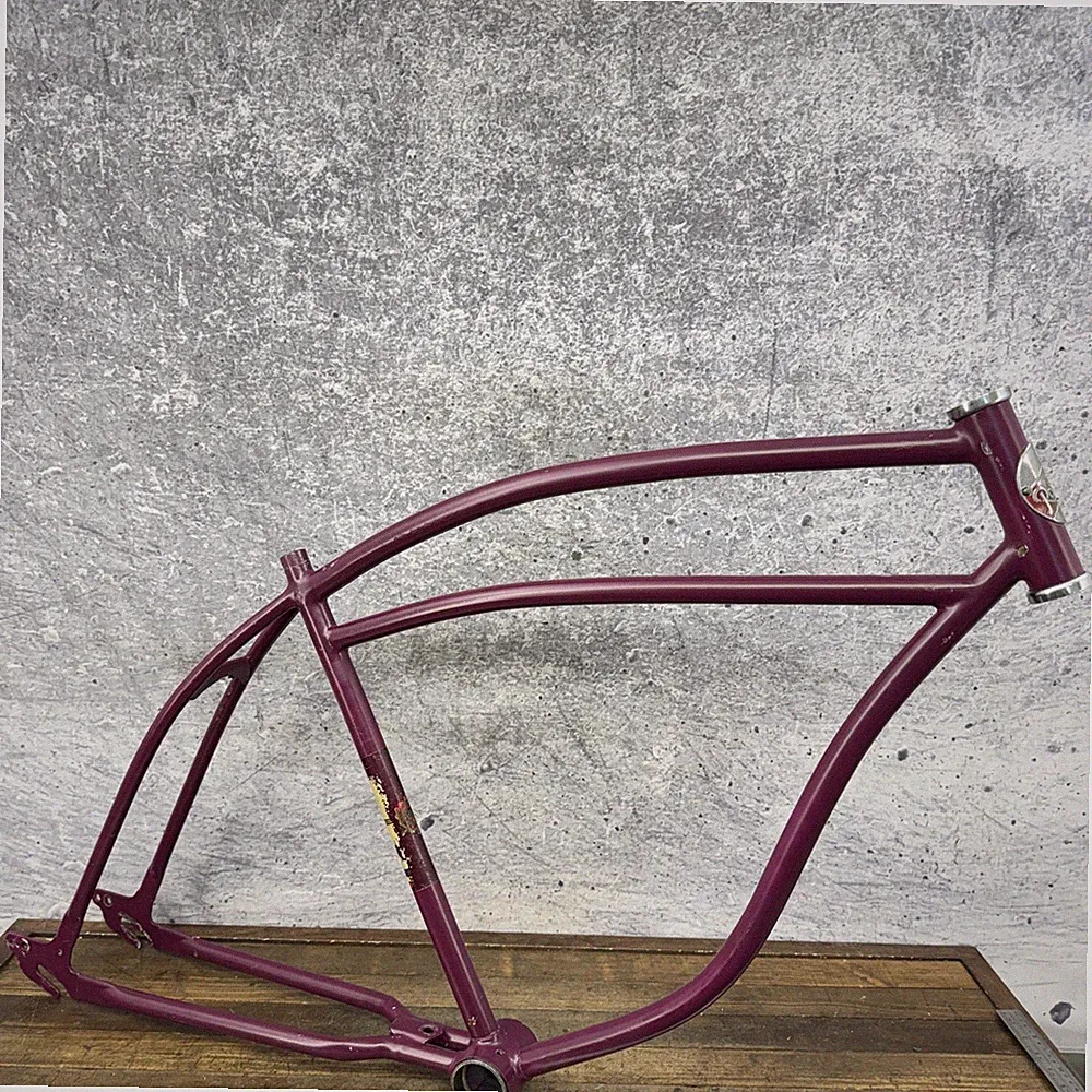 Vintage Rollfast Cruiser Bike Frame 19in Klunker Balloon Tire 26in Cantilever