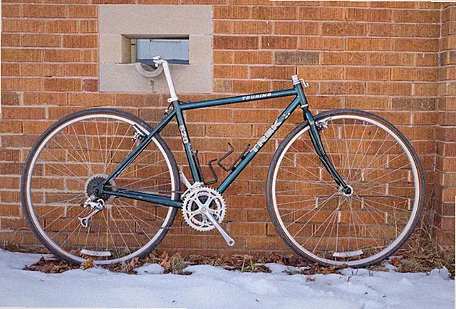 Vintage Trek 520 Frameset Wheels 700C Cantilever Bike Crust SimWorks Steel Frame