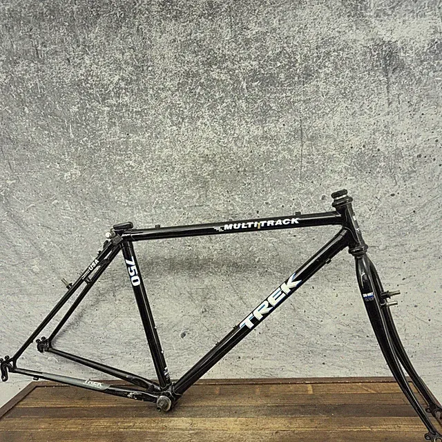 Vintage Trek 750 MultiTrack Frame USA 700c 135mm 44cm 17" Black Gravel Hybrid