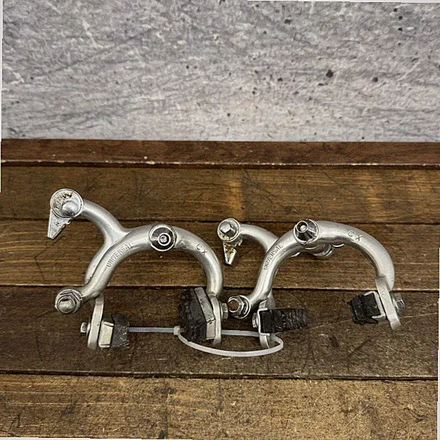 Vintage Universal CX Cantilever Brakes Set Silver Cyclocross F/R Bike NO STOPS
