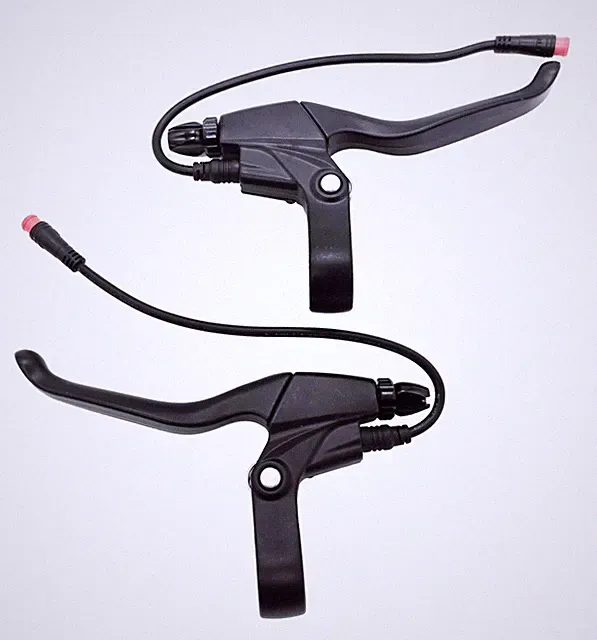 WIROJ Waterproof Electronic Brake Lever, Brake Grips for Electric Bike or E S...